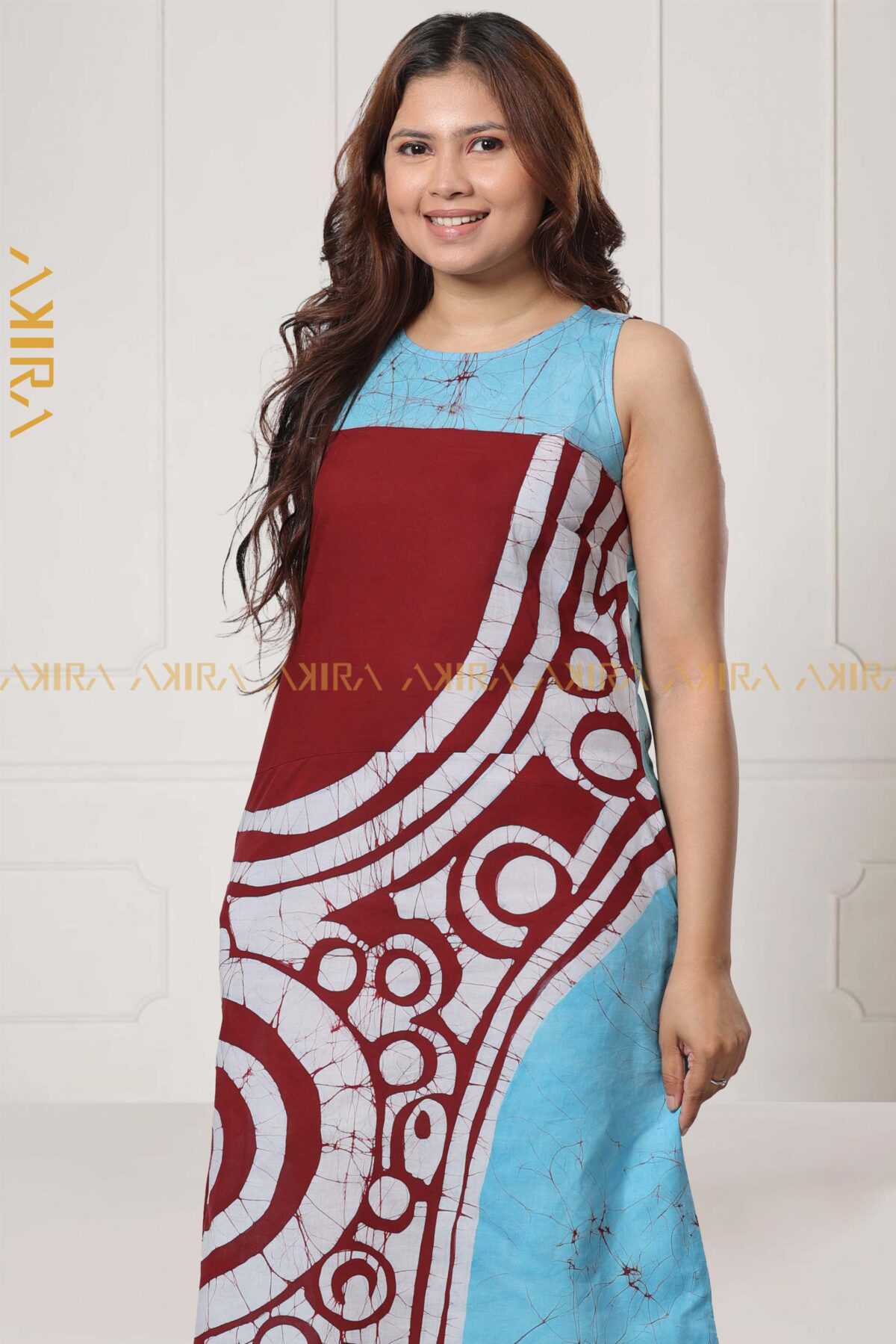 Encharted Batik Dress for Women