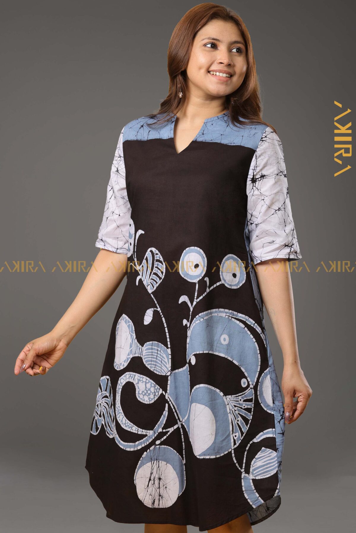Marion Cute Batik Dress for Women