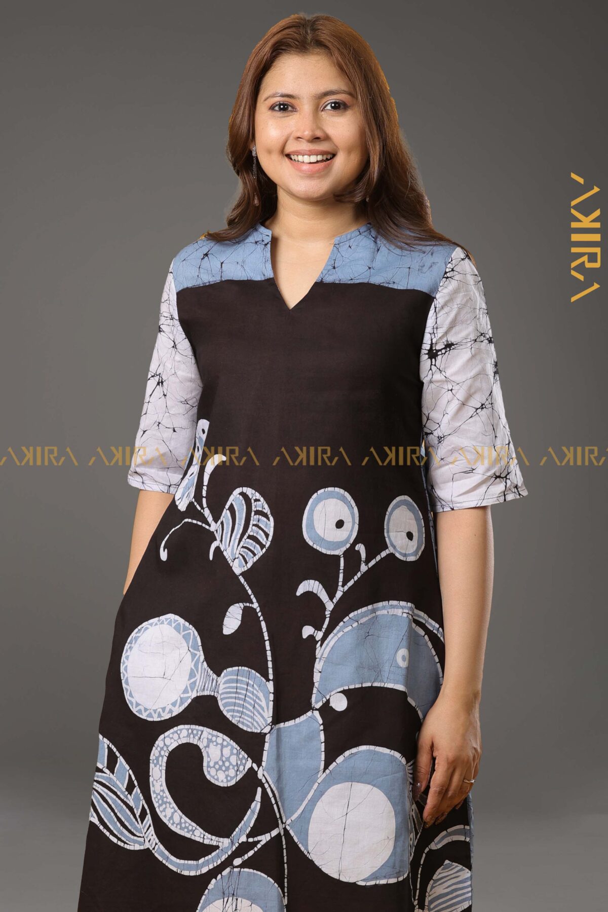 Marion Cute Batik Dress for Women