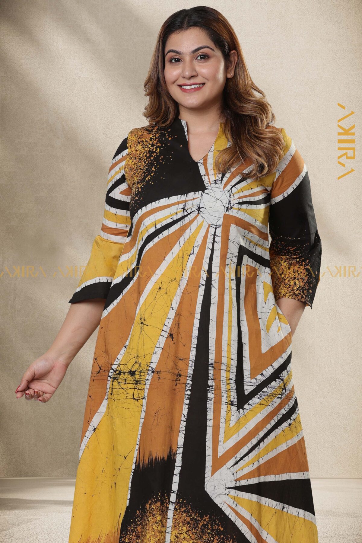 Quercus Designer Batik Dress for Women
