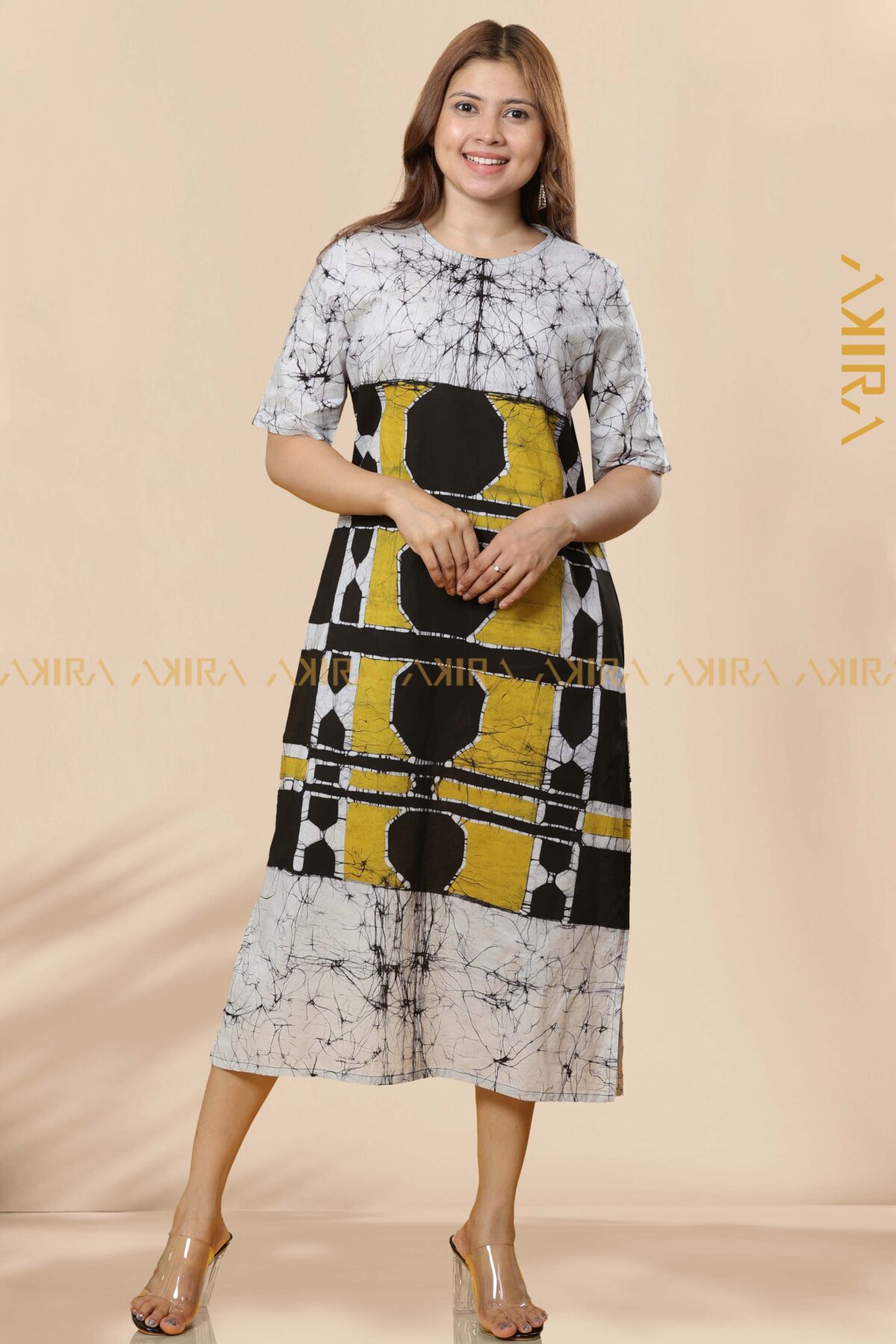 Sunbeam Batik Dress for Women