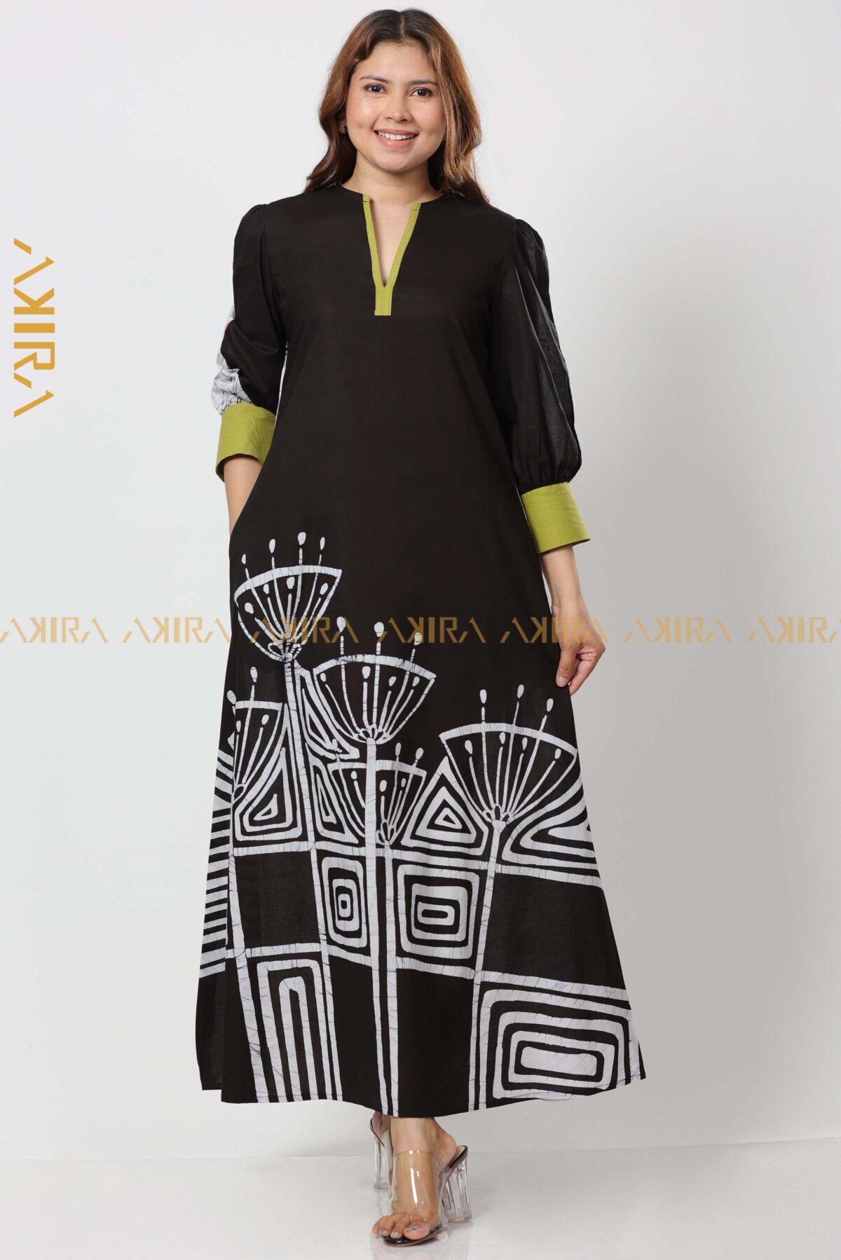 Tindra Batik Dress for Women