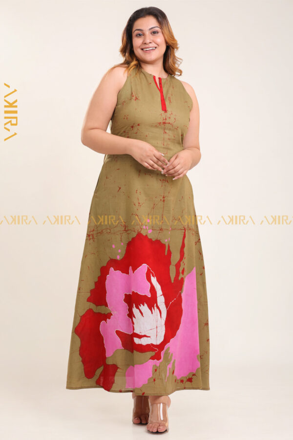 Greeny Diamond Dress