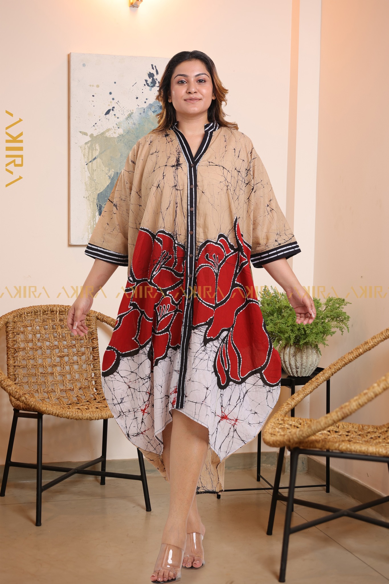 Verbena Designer Poncho Dress for Women