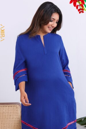 Oceanic Vibe Linen Dress