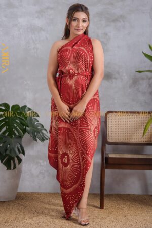 Azaliah Maroony Silk Dress