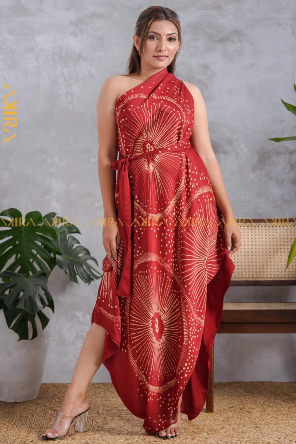 Azaliah Maroony Silk Dress