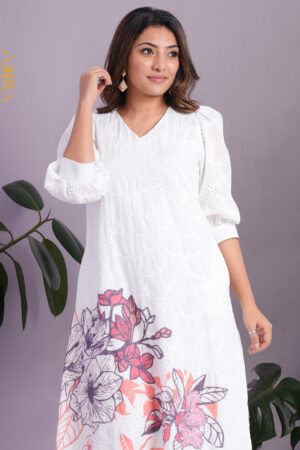 Saffron Flowery Dress