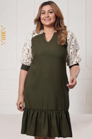 Euphorbia Linen Dress