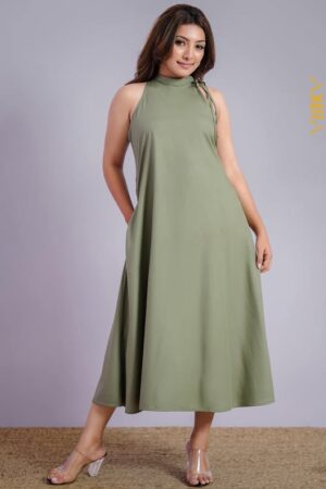 Liyana Linen Elegant Dress