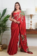 Silken Symphony Batik Saree