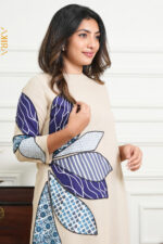 Side Flora Linen Dress