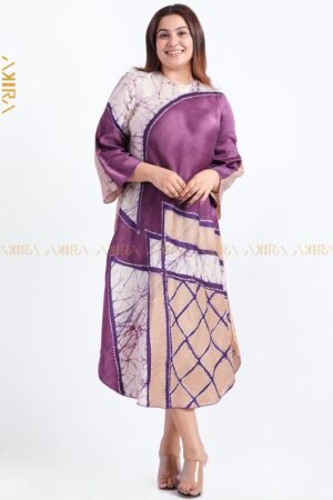 Purple Dream Silk Party Dress