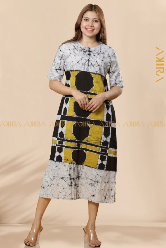 Sunbeam Batik Dress