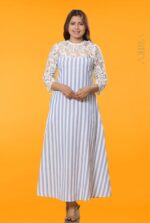 Snowy Lady Lace Detail Dress