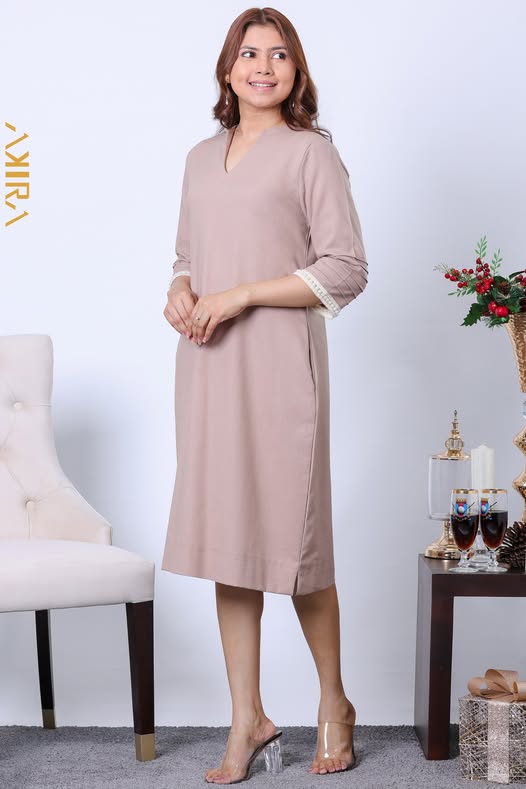 Faye Linen Elegant Dress