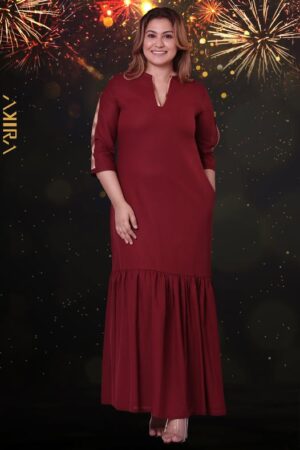 Ember Detail Linen Dress