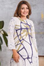 Moonlit Mirage Batik Rayon Dress
