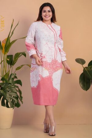 Moonlit Mirage Batik Rayon Dress