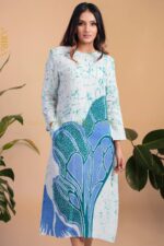 Cherry Blossom Rayon Batik Dress