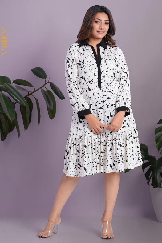 Indigo Vines Dress