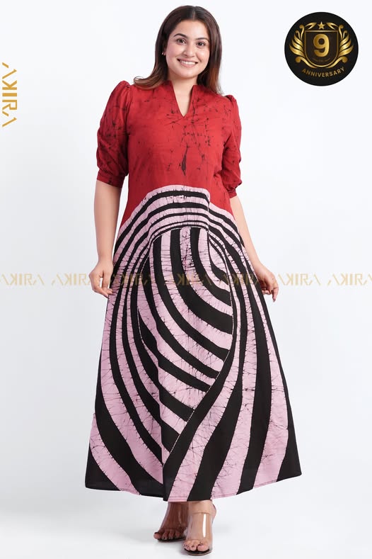 Amber Mist Batik Dress