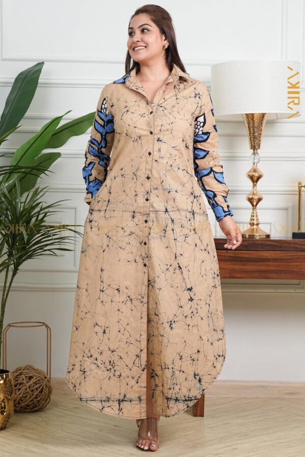 Elegance Velvet batik dress