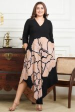 Luxe Jewel Batik Elegant Dress