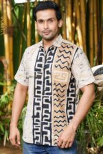 Zigzag men batik designer shirt
