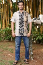 Zigzag men batik designer shirt