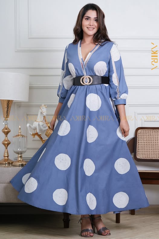 Elizabeth Lady Batik Flared Dress