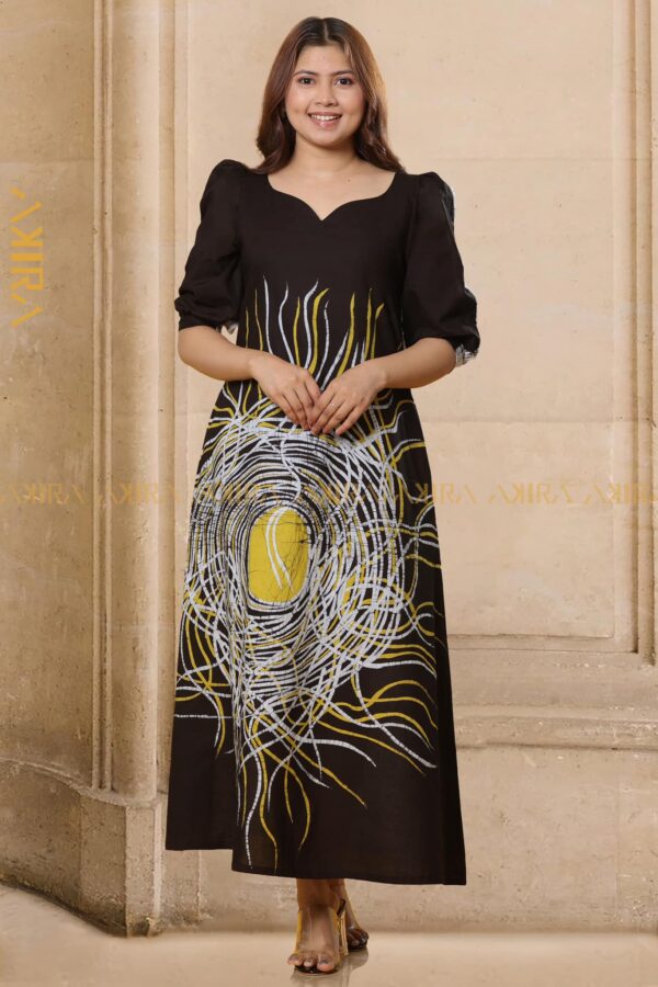 Aubrey Star Batik Dress