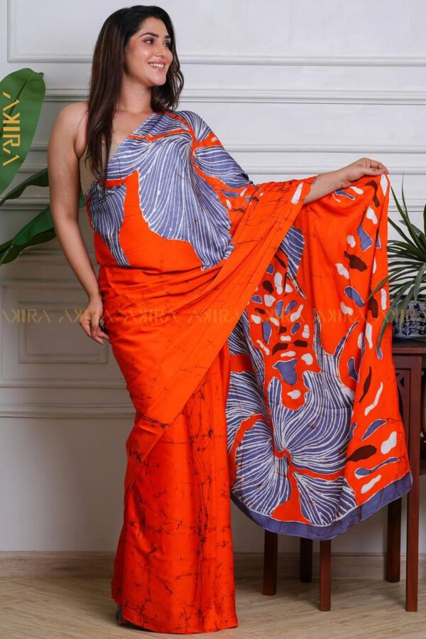 Exclusive Special Batik Silk Saree