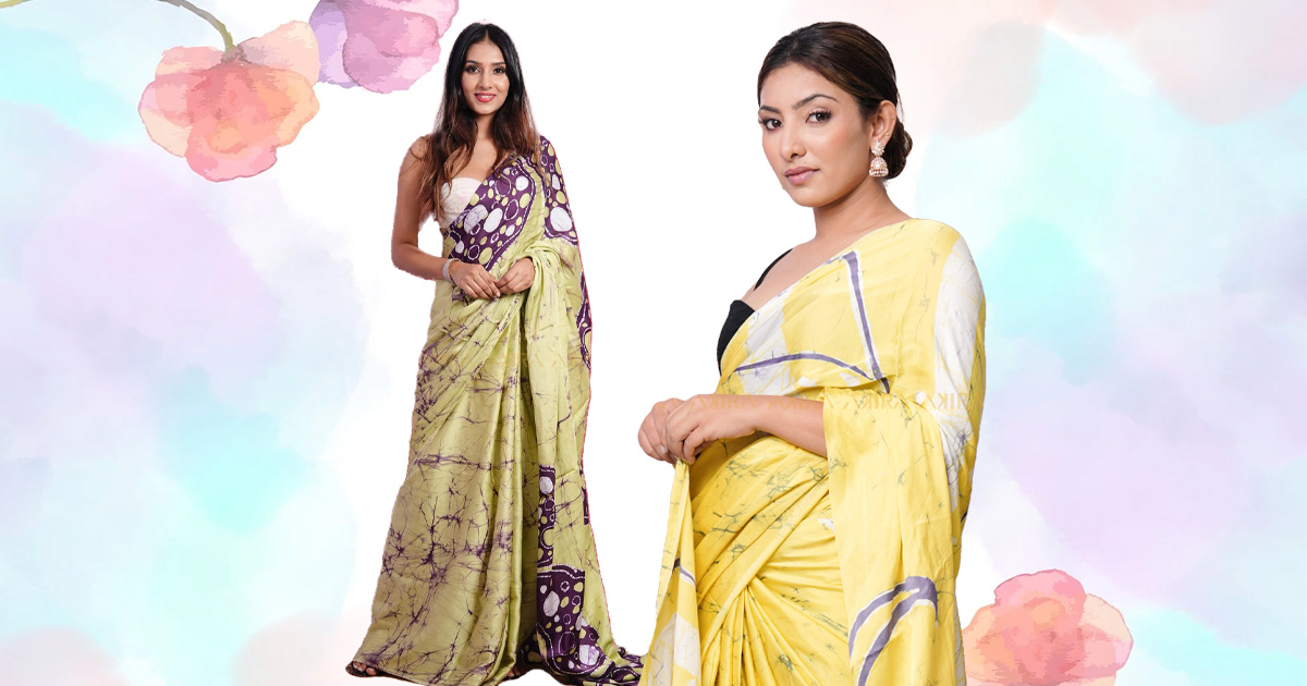 Styling Silk Batik Sarees for Modern Occasions