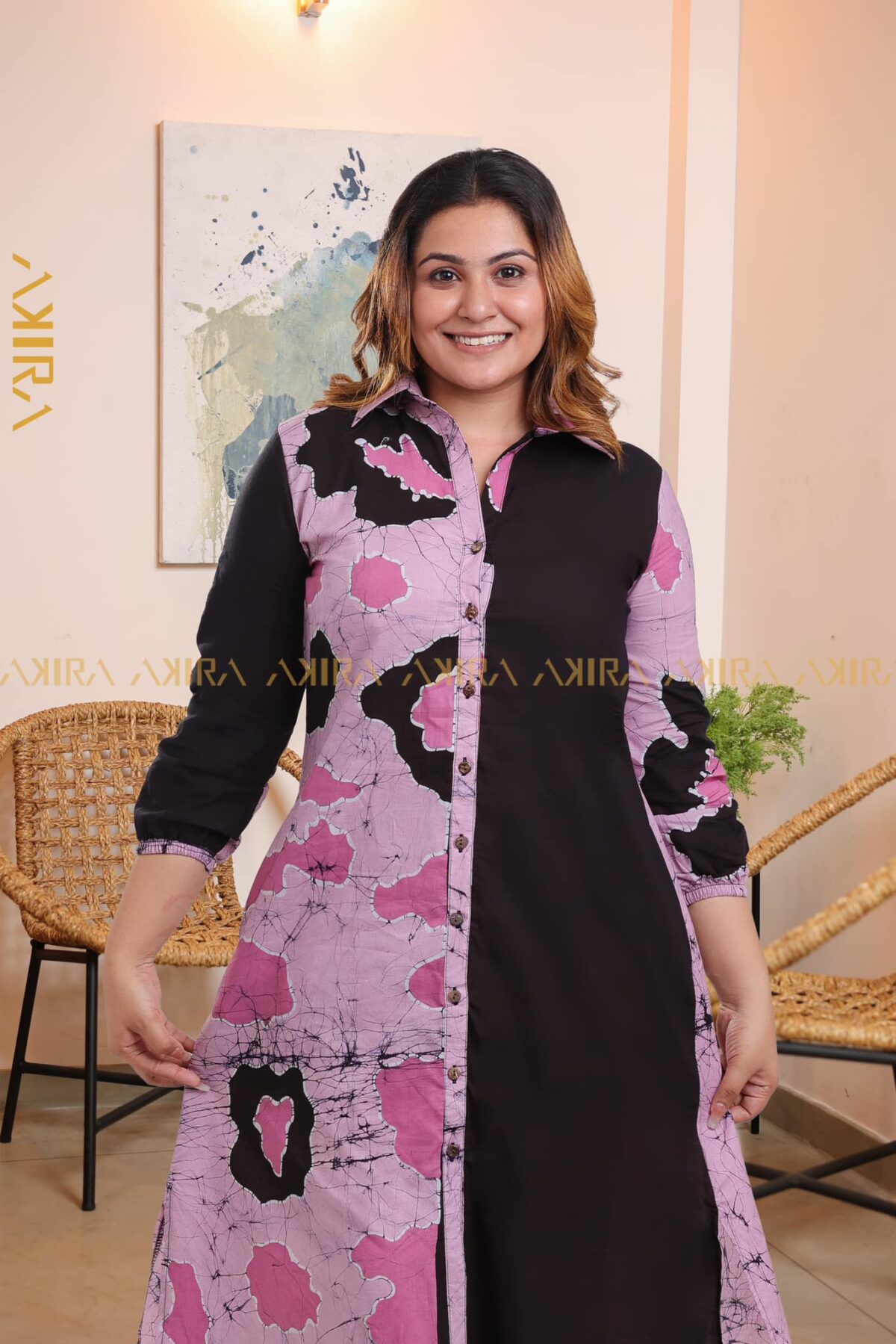 Bird Of Paradise Batik Dress