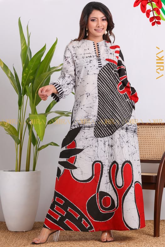 Aurora Vibe Batik Dress