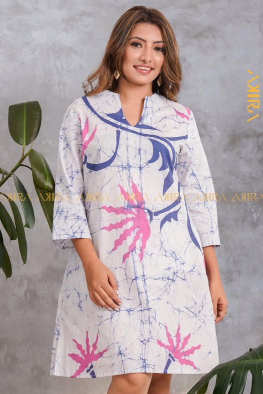 Dreamy Drape Batik Dress