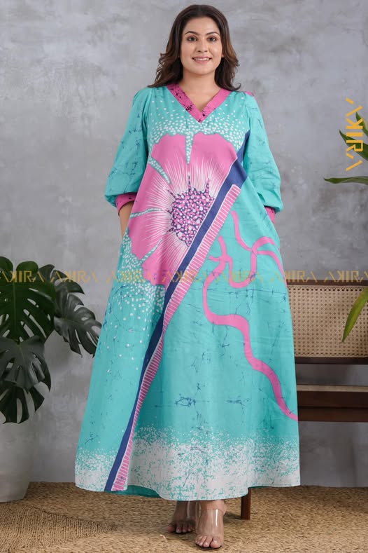 Gabriella Flower Batik Dress