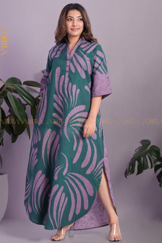 Ivory Embrace Batik Dress