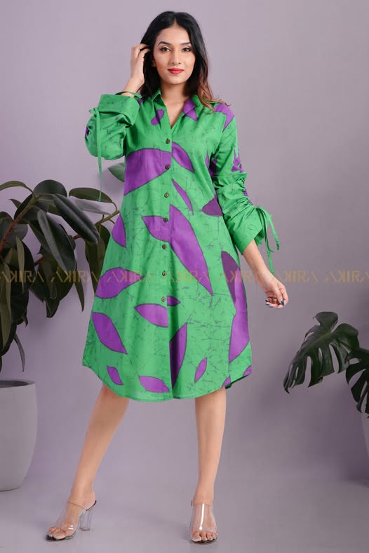 Opulent Orchid Batik Dress