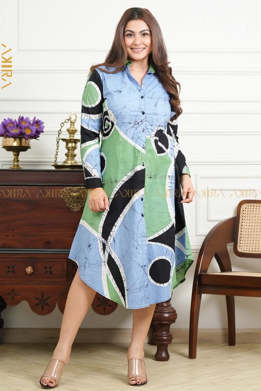 Vivian Batik Designer Dress