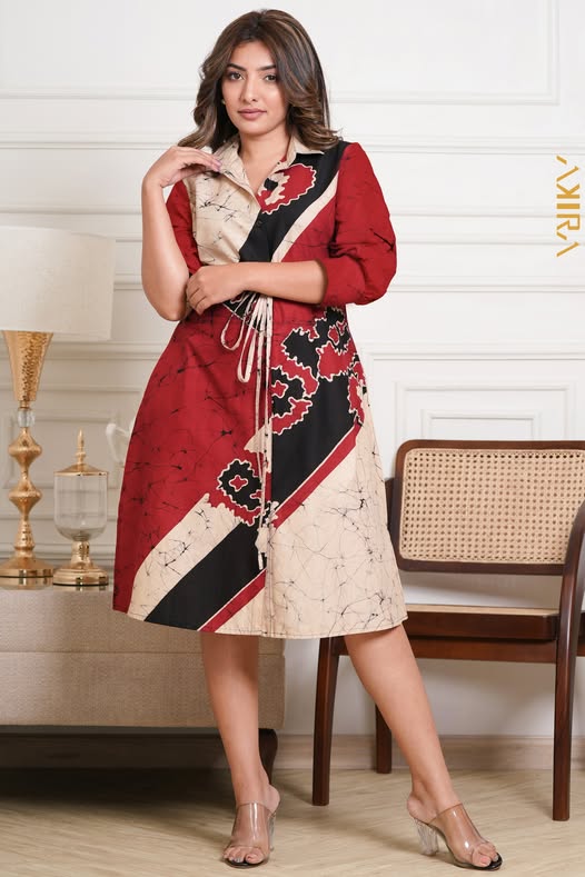 Violet illum batik dress