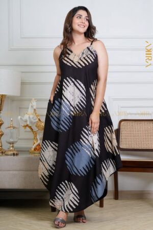 Moonbloosom Batik Designer Dress