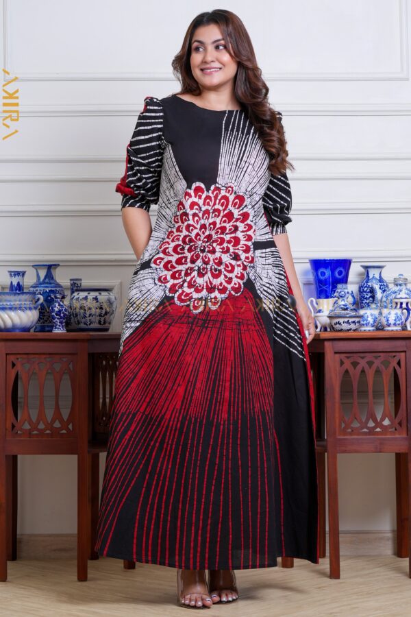 Dahila Flora Batik Dress