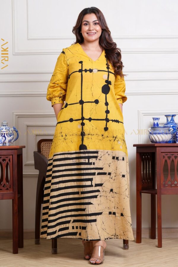 Royal Whisper Batik Designer Dress