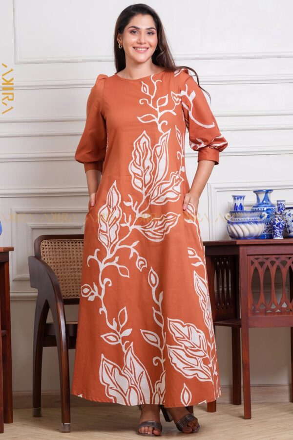 Crowned Beauty Batik Designer Dress