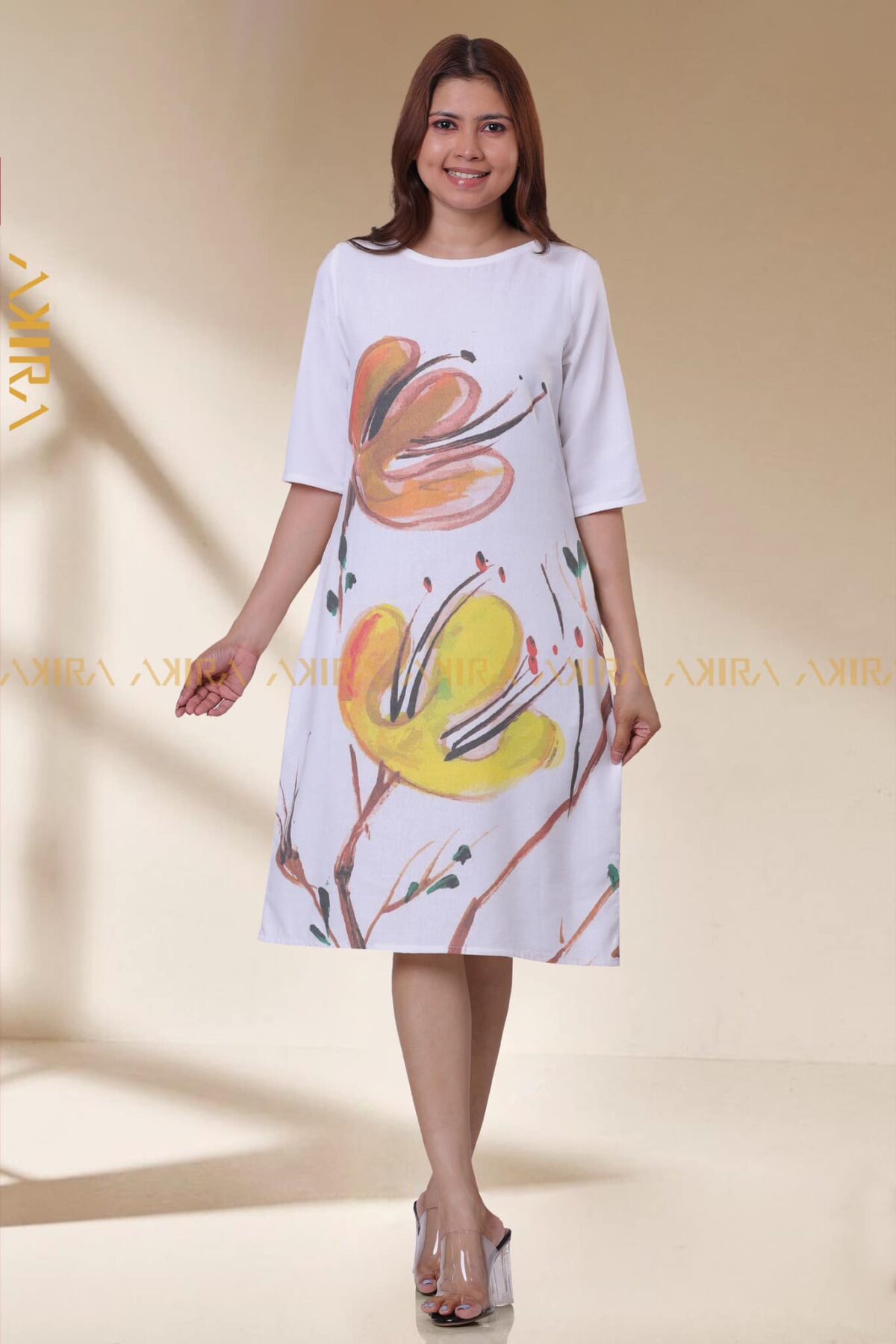 Michaela Linen Dress