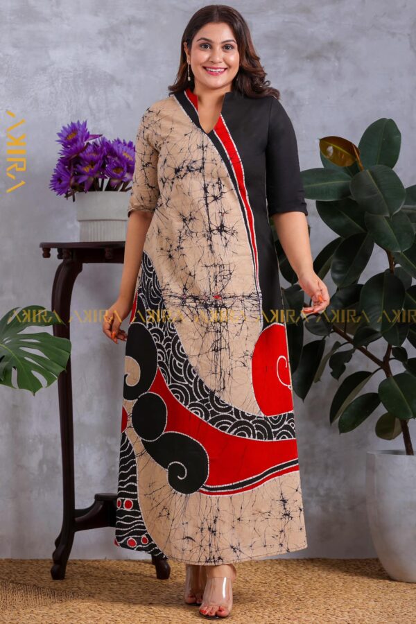 Rosalina Batik Designer Dress
