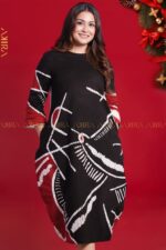Cross-Cultural Luxe Batik Dress