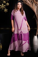 Valentina Purple Batik Dress